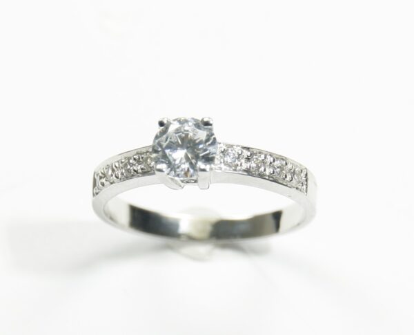 Anel Ouro  19.20 Kilates com   Zirconias