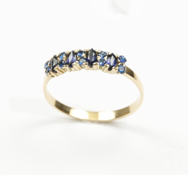 Anel Ouro  19.20 Kilates com  Zirconias