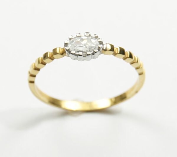 Anel Ouro  19.20 Kilates com  Zirconias - Image 2