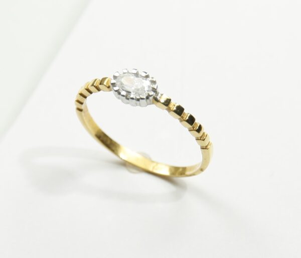 Anel Ouro  19.20 Kilates com  Zirconias - Image 4
