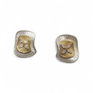 Brincos de Prata com Zirconias