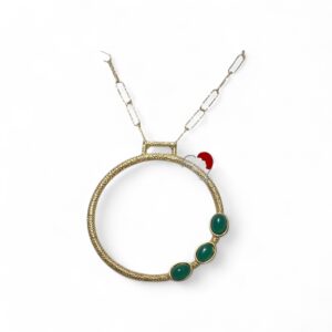 Colar de Prata com ágatas