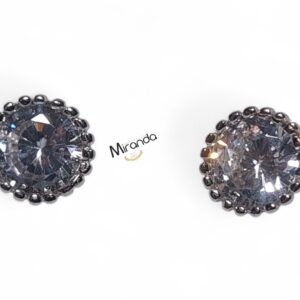 Brincos de Prata com Zirconias