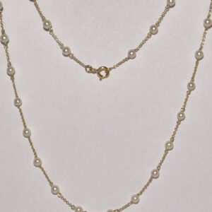 Pulseira Ouro com Perolas de Cultura