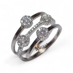 Anel de Prata com Zirconias