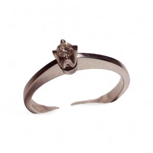 Anel Ouro 19.2 ktes com  Brilhantes