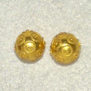 Brincos Ouro  19.20 Kilates com Conta Minhota